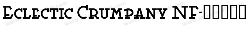 Eclectic Crumpany NF字体转换